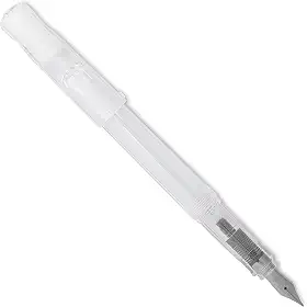 PILOT Caneta-tinteiro Kakuno, corpo transparente, ponta média (10822)
