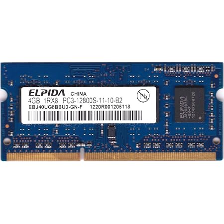 Amazon Elpida Pc3 s Ddr3 1600 4gb ノートパソコン用メモリ Goldenram メモリ 通販