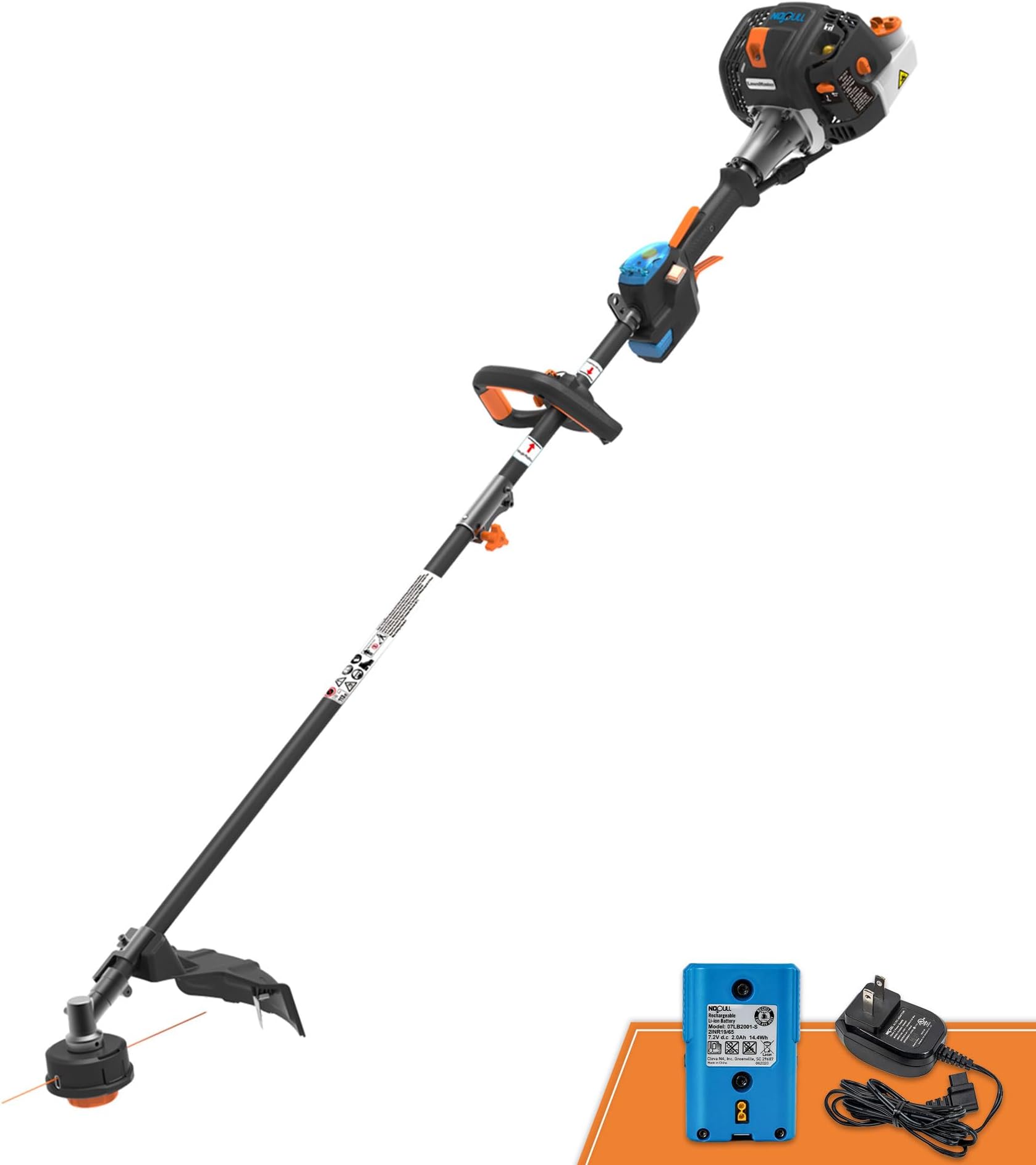 NPTGSP2617A No-Pull Gas Grass Trimmer with Electric Start 26cc 2 Cycle 17-Inch