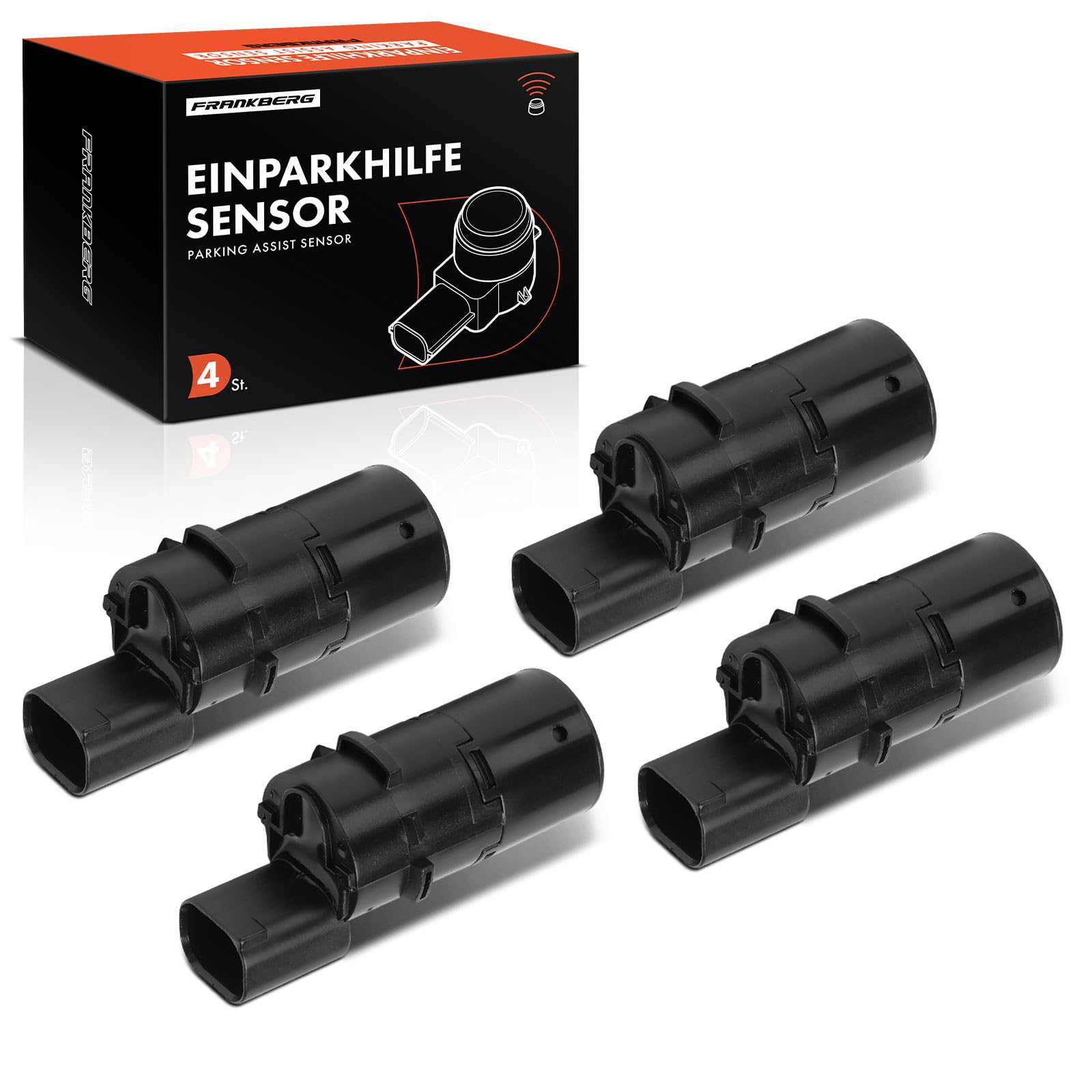 Frankberg 4 sensori di parcheggio anteriori e posteriori YDB500301 | Compatibile con: XJ X350 X358, S-Type X200, Discovery III L319, X-Type Station Wagon X400, XK8 Cabriolet X100