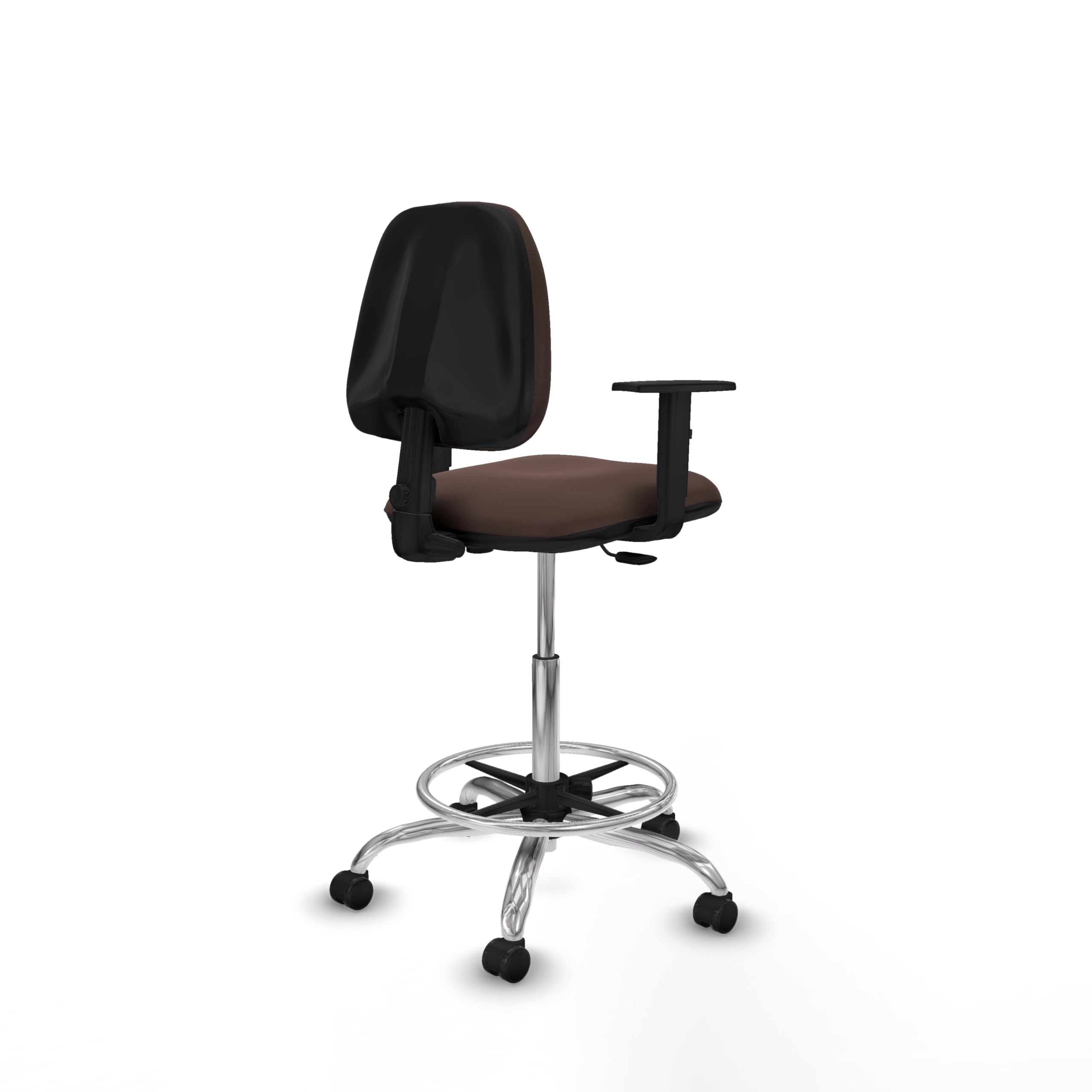 Piqueras y Crespo Taburete Isso: Ideal para Banco de Trabajo, Silla para Mostrador Alto y Taburete de Trabajo Taller con Respaldo Regulable en Altura - Marca