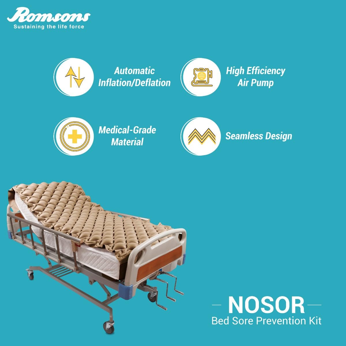 Romsons Nosor Bed Sore Prevention Kit -5 Romsons Nosor Bed Sore Prevention Kit -5