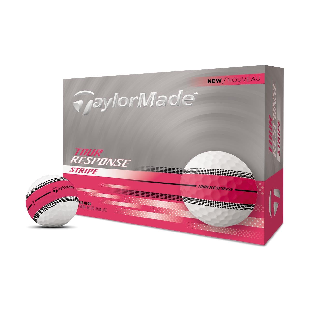 TaylorMade Golf Tour Response Stripe Golf Topu