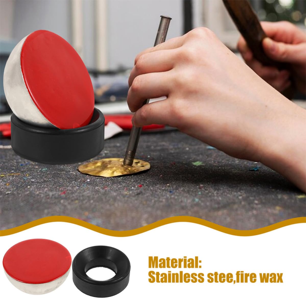 Mikikit Ensemble D'outils de Gravure de Bijoux en Acier Inoxydable Étau à Mouches 100mm pour Microsertissage Précis et Pavage la Fabrication de Bijoux