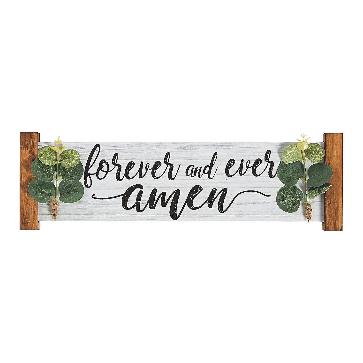 FOREVER AND EVER AMEN WOOD SIGN Home Decor Piece