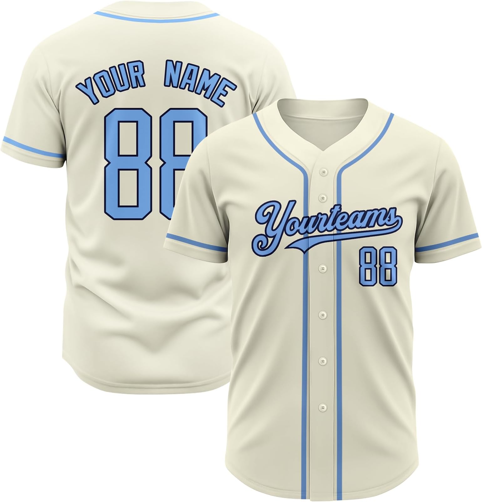 - Custom Baseball Jersey Personalized Stitched Name Number Logo Customized Printed Sport Shirt Uniform for Men Women Youth