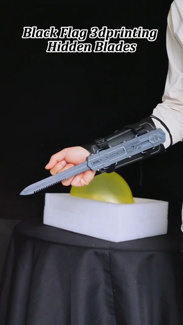 Amazon.com: Hidden Blade 3D Printed Retractable Prop 1:1Replica