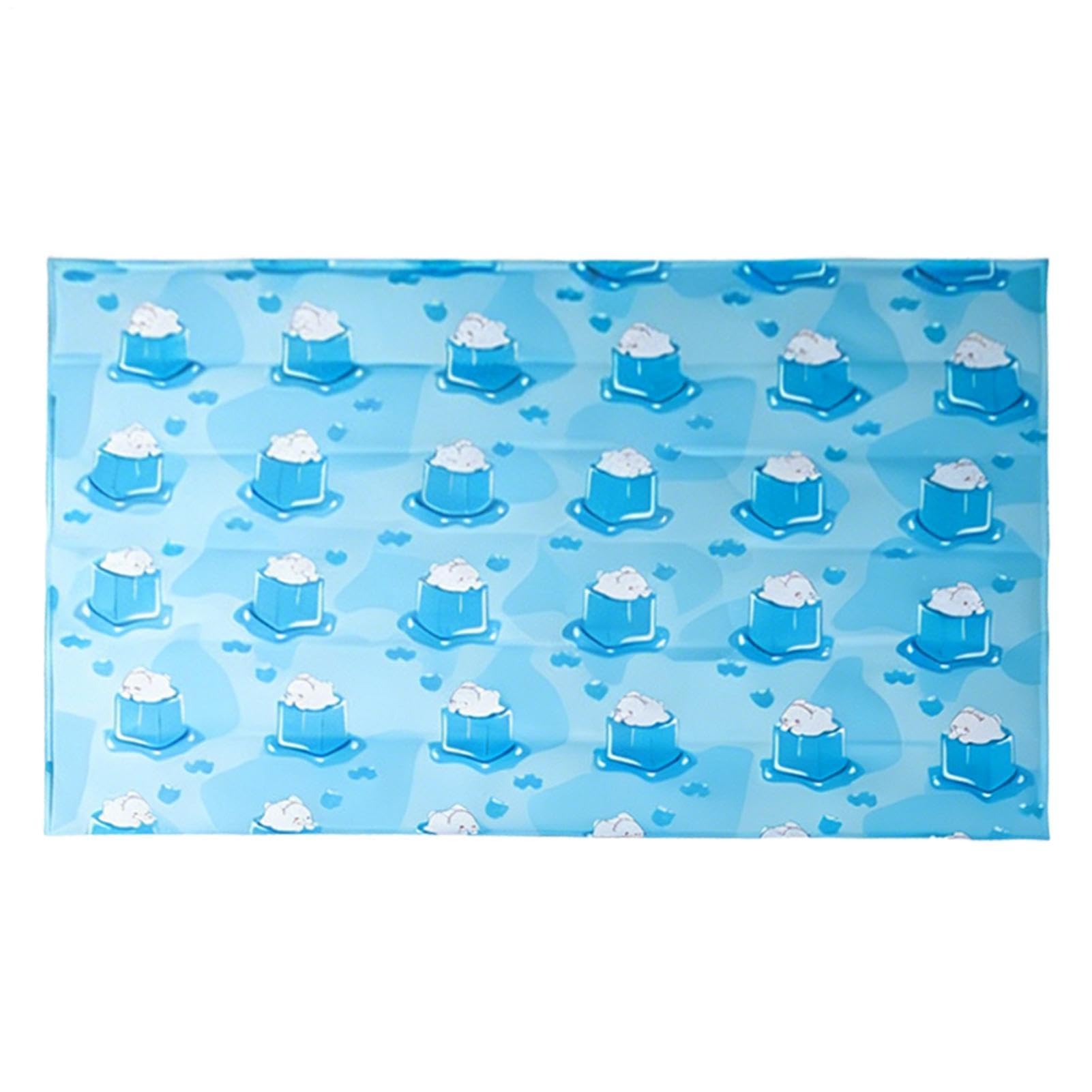 Tapis de refroidissement antidérapant pliable réutilisable pour chien