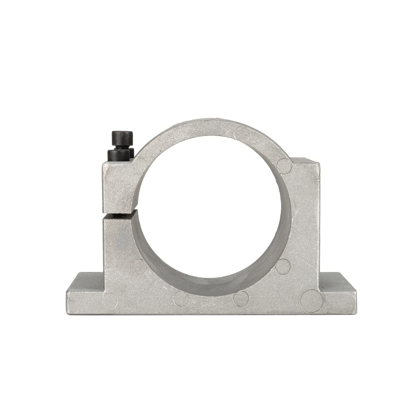 CNC Clamp Mount Bracket Support 65mm Cast Aluminium with 3pcs Screws for CNC Spindle Motor Water Cooled spindle Motor Air Cooled Spindle Motor 0.8KW or 1.5KW on CNC Router Machine