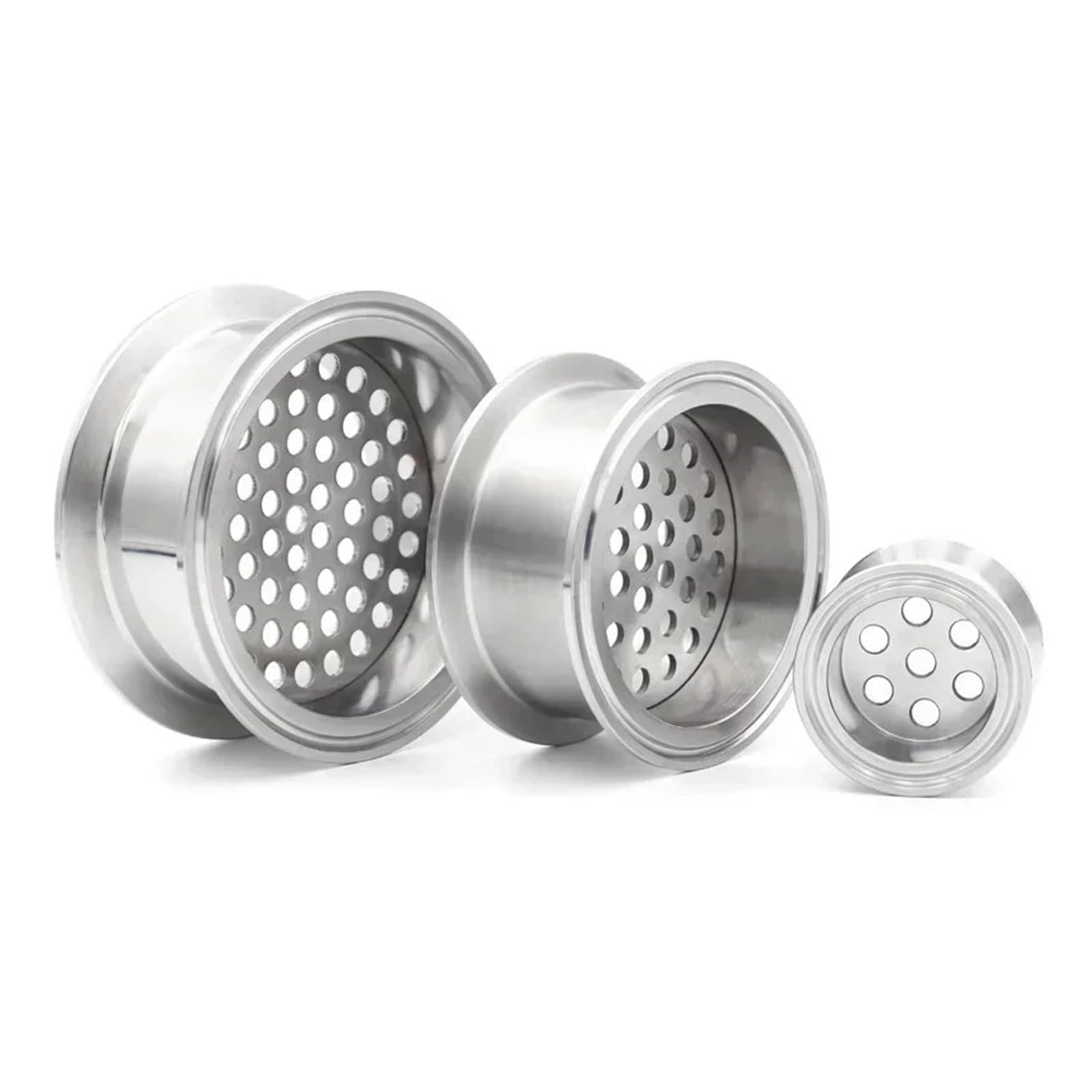 Filtro extractor SS304 de calidad sanitaria para destiladores con abrazadera triple