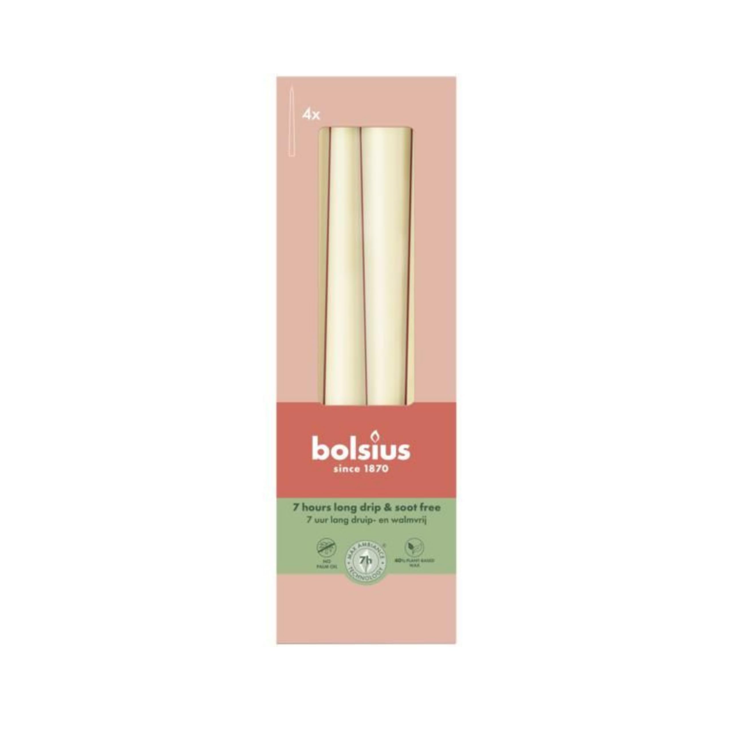 Bolsius Essentials Tapered x4