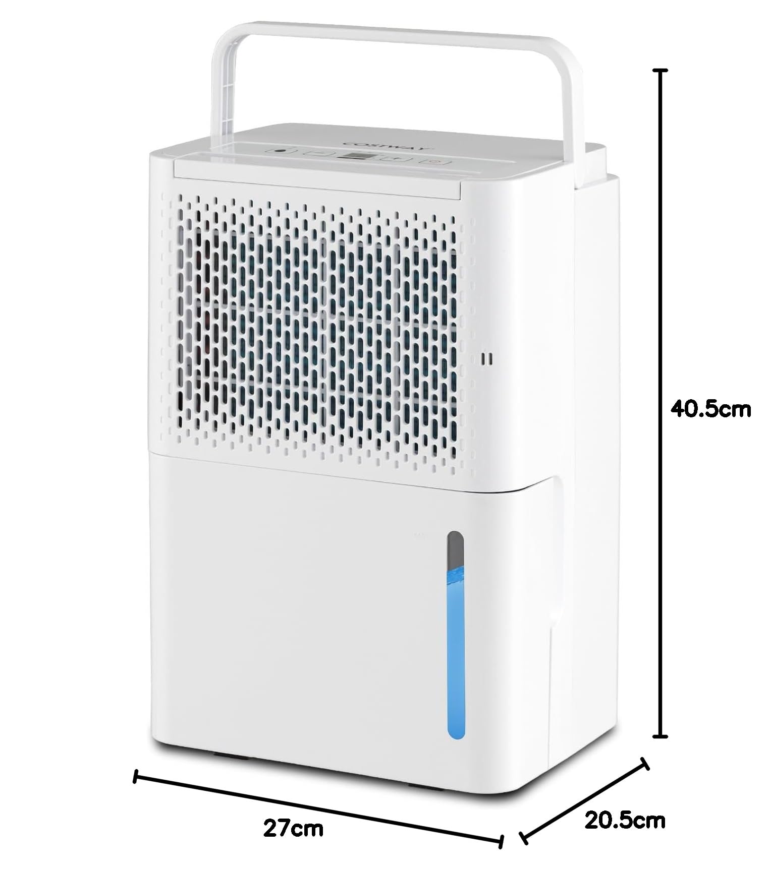 FANTASK 12 l/dzień osuszacz powietrza, wielkość pomieszczenia ok. 15 m², osuszacz elektryczny z 3 trybami, zbiornik na wodę 2,2 l, timer 24 h, ≤ 42 dB, automatyczne rozmrażanie i wyłączanie