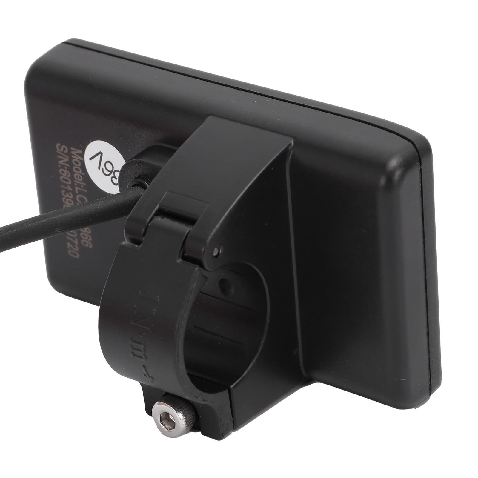 Display LCD per Bici Elettrica, Pannello di Controllo S866 con Contorno Impermeabile a 6 Pin per Modifica Scooter, Computer di Guida con Schermo Grande, Manubrio Universale da 22,2 Mm