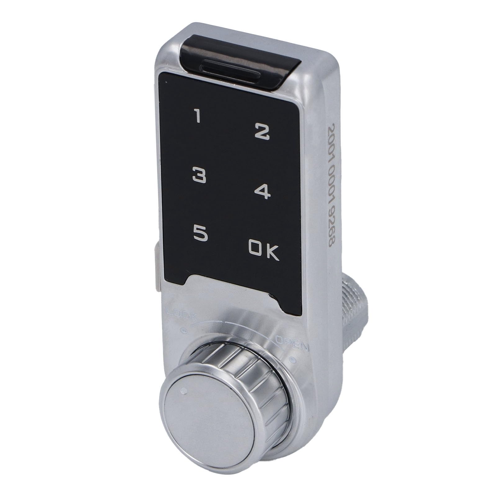 Jelquix #412 Digital Cabinet Lock, Electronic Keypad Security Lock With Customizable Password Touch Access Light Sound Alert, Ideal For Gym Sauna Locker File Drawer (L30)