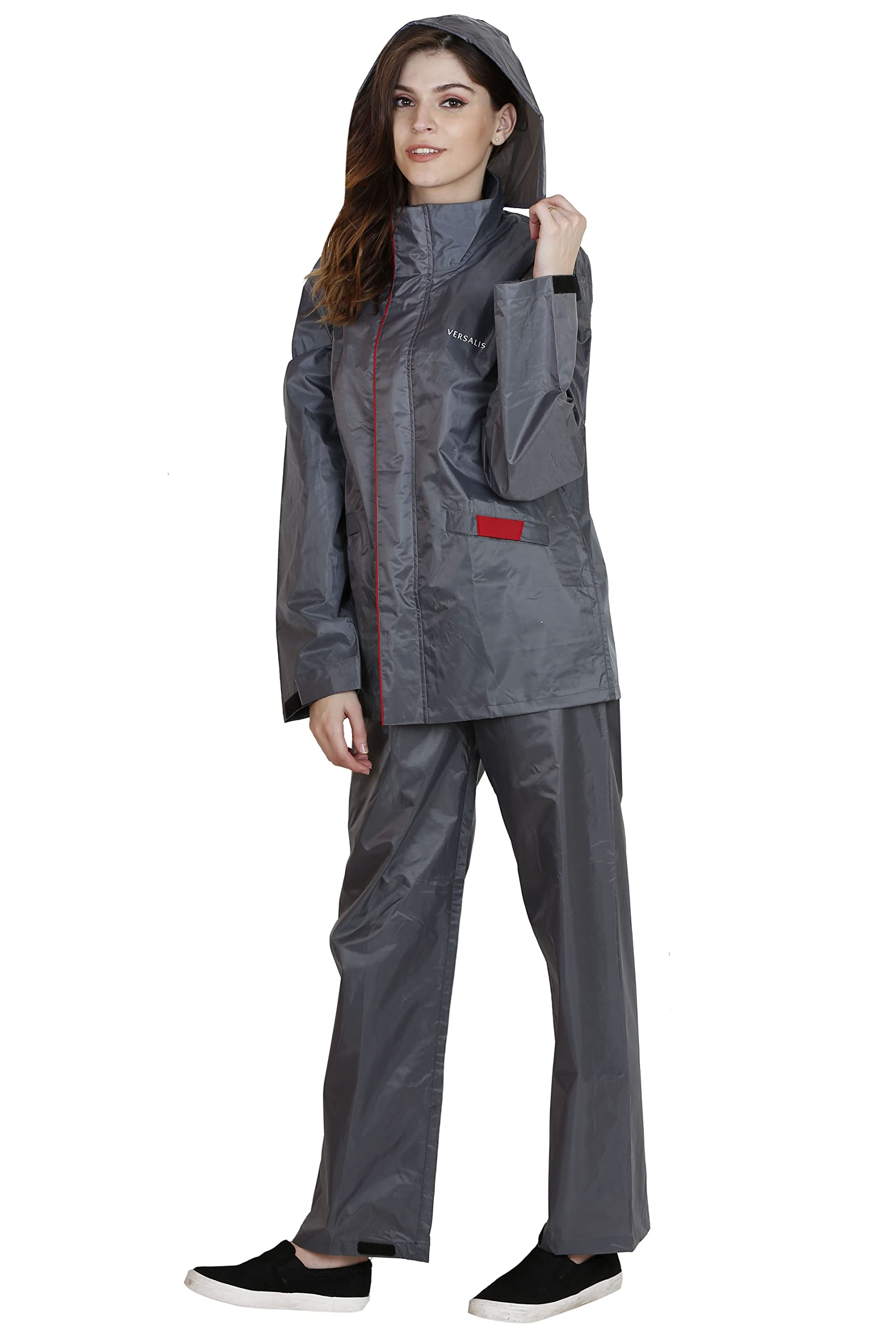 Self Design Men & Women Raincoat-49