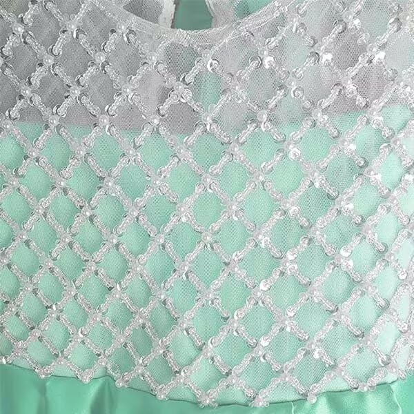 Flower Girl Princess Pageant Dress Button Satin Ball Gowns Kids Wedding Formal Dress4