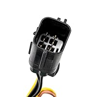 Vista 8 de WeiSen Arnés de cableado de remolque personalizado de 4 pines para enganche de remolque compatible con Chrysler Town and Country 2011-2016