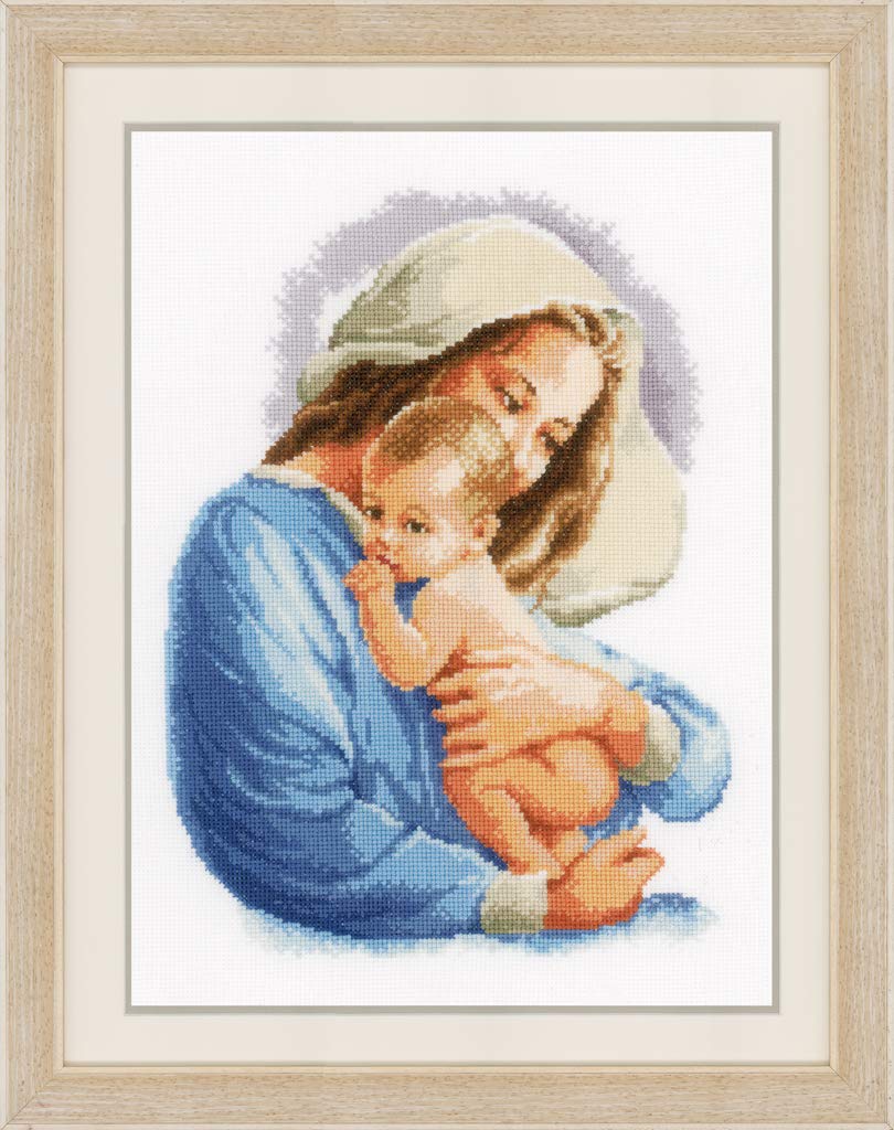 Vervaco Kit de Point de Croix compté, Holy Mary