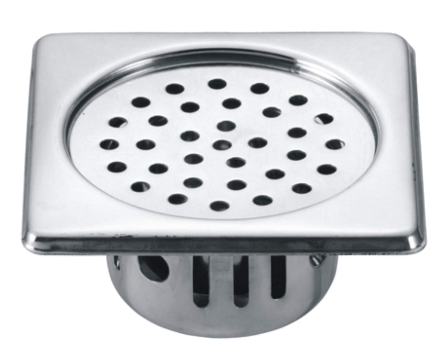 DRIZZLE Anti Cockroach Trap 5x5 Inch Square Stainless Steel with Chrome Finish (B07H98FV55) Amazon Price History, Amazon Price Tracker