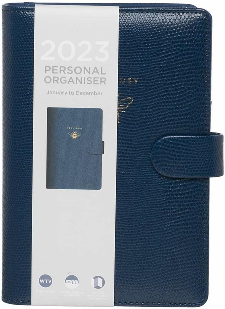 WHSmith 2023 Personal Diary Busy Bee PU Organiser Diary Amazon.co.uk