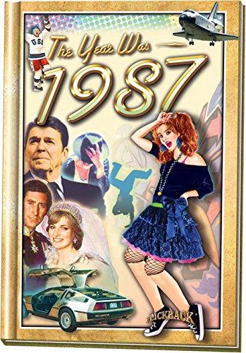 The Year Was 1987 Hardcover Mini Book: Perfect Birthday or Wedding Anniversary Present