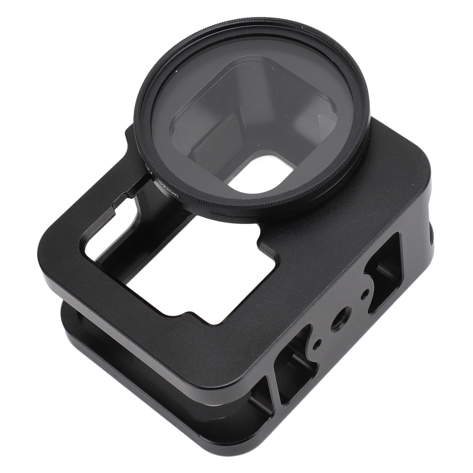 Coque de Cage de Caméra, Boîtier de Cadre en Aluminium pour Caméra, Boîtier de Protection à Découpes Précises avec Tournevis Hexagonal en Forme de L pour Appareil Photo, Support