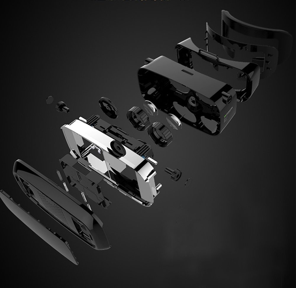 Gafas de realidad virtual Vr Shinecon de nueva generación para teléfonos inteligentes de 4 a 6 pulgadas para películas y juegos 3D, caja virtual