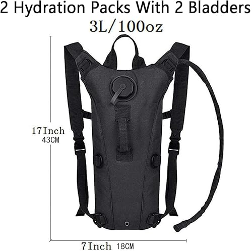 Miniatura 2 de ATBP Chaleco de hidratación para correr, mochila táctica de 3 litros, bolsa de mochila para ciclismo, maratón, senderismo, mochila para hombres y
