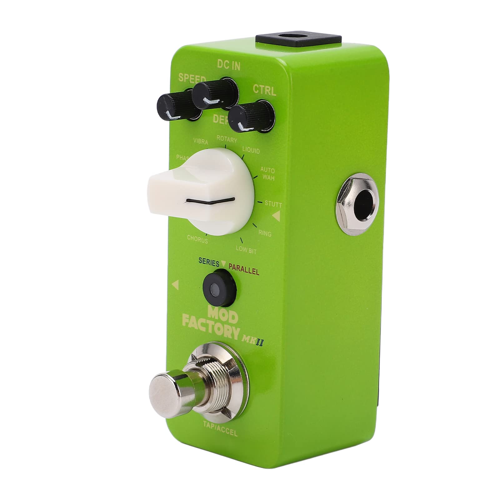 Pedal effects, single effects pedal Easy setup Portable green metal shell to play