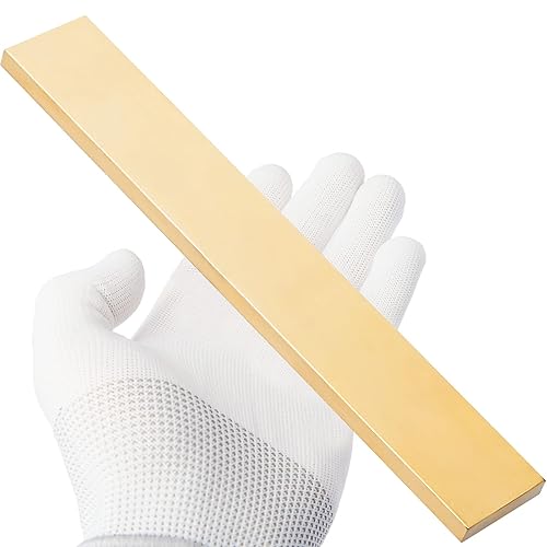 Miniatura 10 de Barra plana de latón, 14 "x 1" C360 Barra plana de latón C360, stock de molino de placa sólida