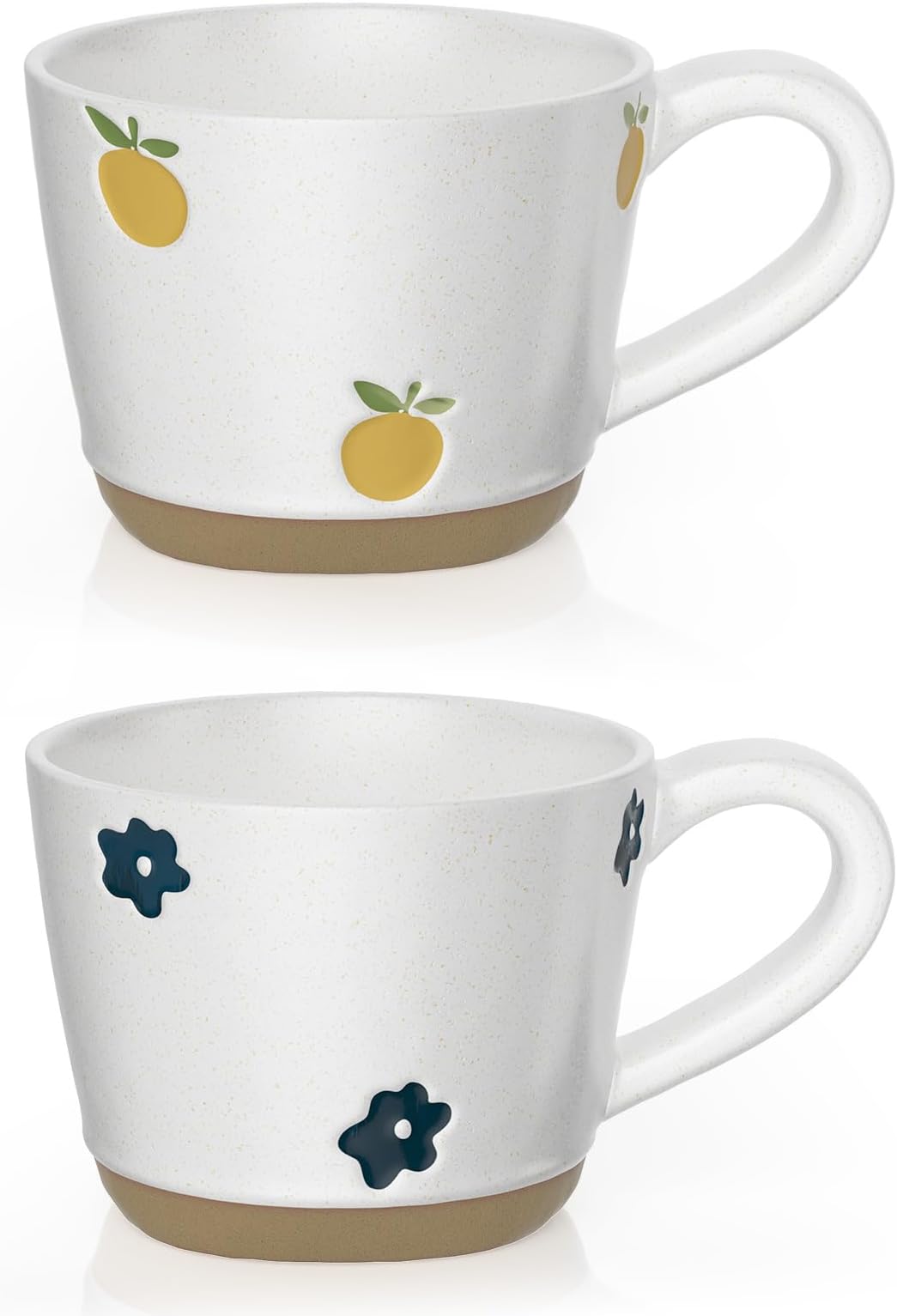 Tasse Mit Henkel 'Patrizia' Keramik H 8 Cm Kaffeetasse Handbemalt