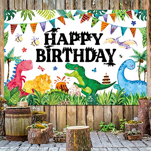 Fondo Decorativo Dinosaurios para Fiesta 7x5ft miniatura 7