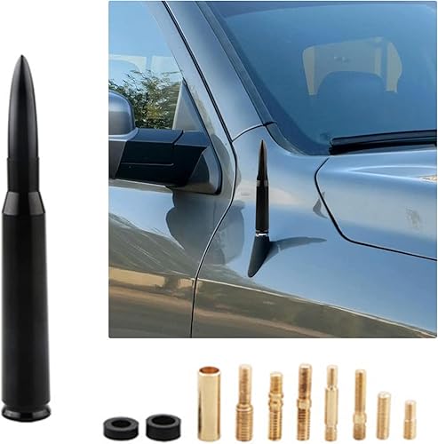 Cubierta de antena de coche Antena de camión compatible con F150, Wrangler, Jeep y Chevrolet Accesorios Reemplazo de antena de señal de radio AMFM