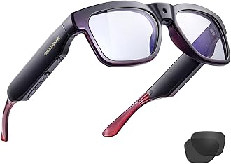 OhO Smart Glasses with Full HD Camera & Open Ear Bluetooth Speaker Headphone,Built in Memory,for Men WomenCarbonfree Certified