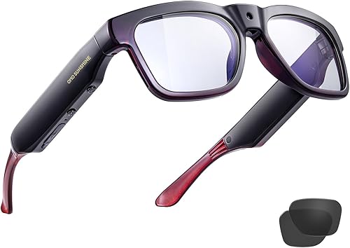 Miniatura 8 de OhO Smart Glasses with Full HD Camera & Open Ear Bluetooth Speaker Headphone,Built in Memory,for Men Women