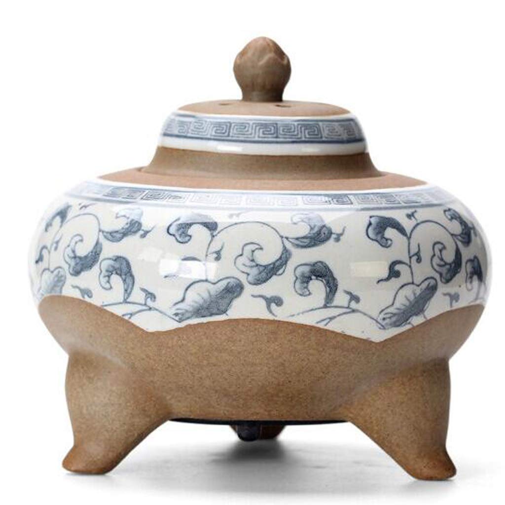 Retro Electric Incense Burner-Timing Temperature Adjustment Air Purifier, Essential Oil Electric Incense Burner Heater-for Home Decor Aromatherapy Ornament