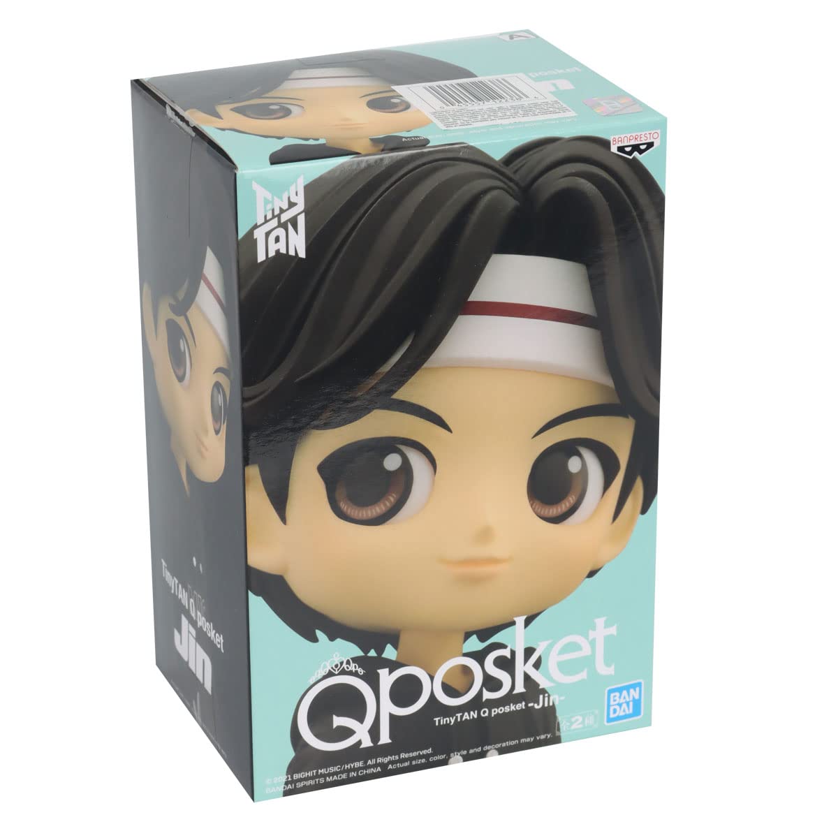 FIGURE BTS - JIN - TINY TAN Q POSKET REF.: 18652/12238 - BANDAI