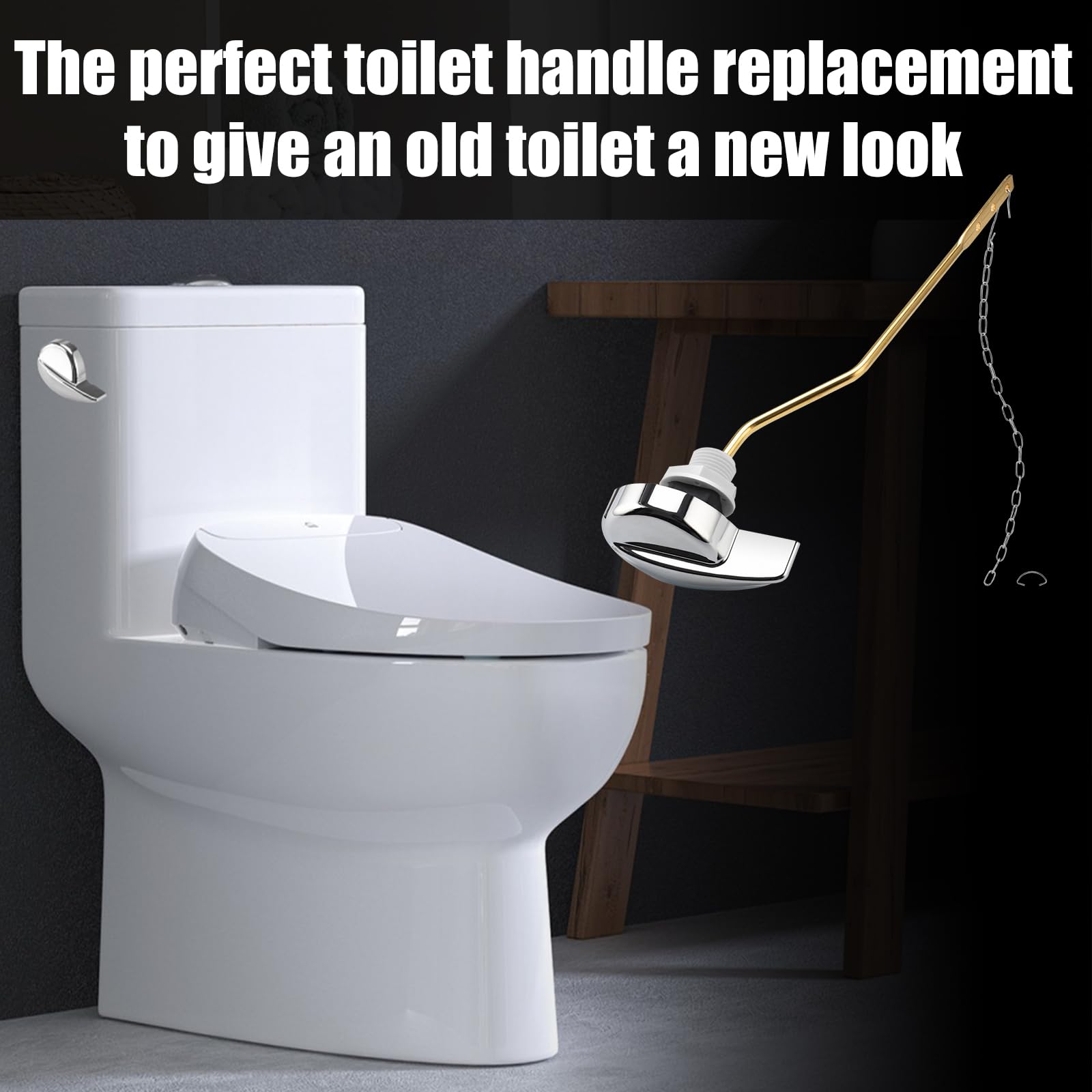 TOTO Toilet Handle Replacement - THU068#CP -7 TOTO Toilet Handle Replacement - THU068#CP -7