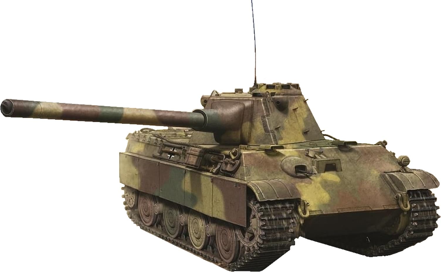 アミュージングホビー 1/35 ドイツ軍 ドイツ中戦車 パンサー2 プラモデル AMH35A018