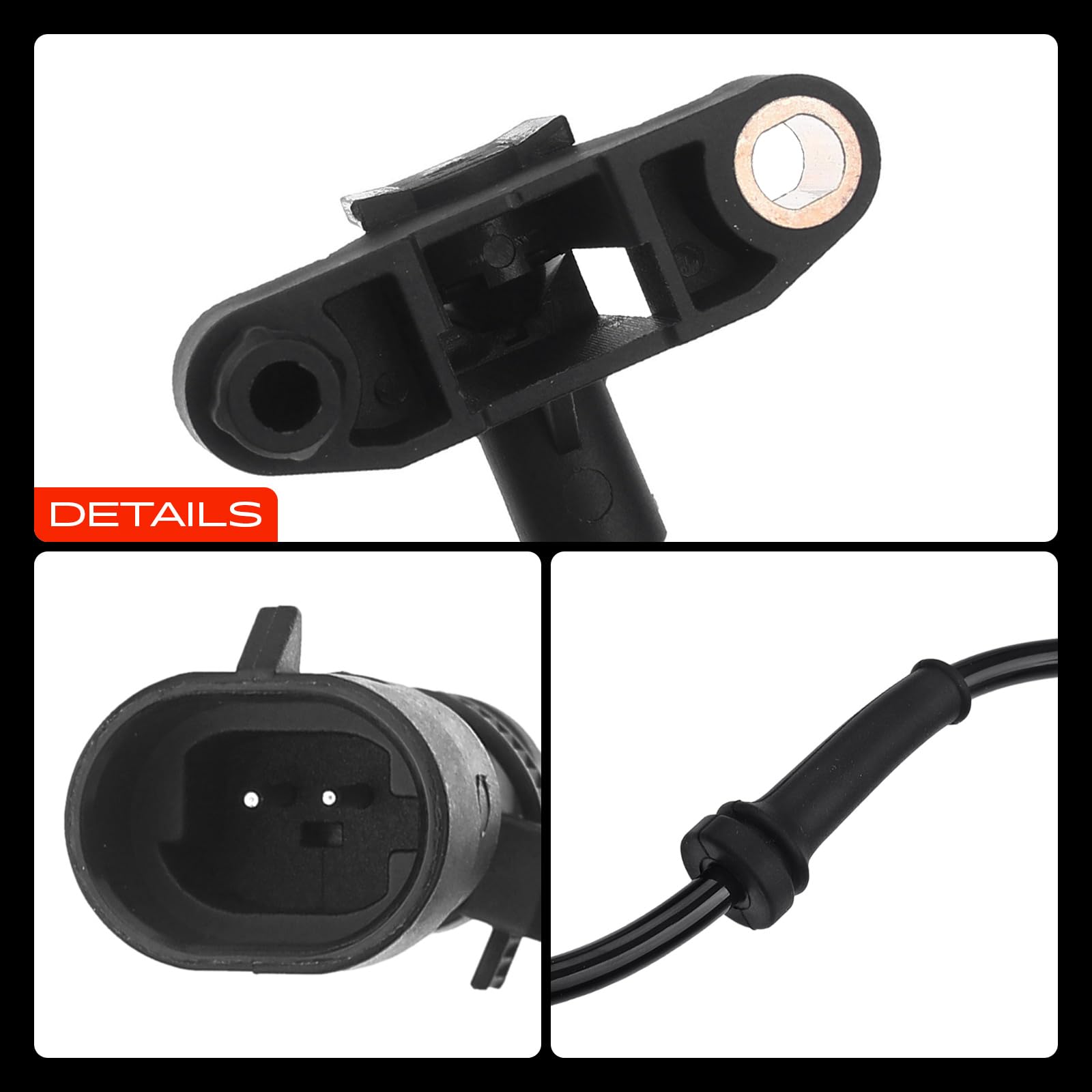 Frankberg Capteur ABS 2-Pôles Compatible avec PT Cruiser PT PT Cruiser Cabriolet Neon II Remplacer# 5273332AC,5S6562