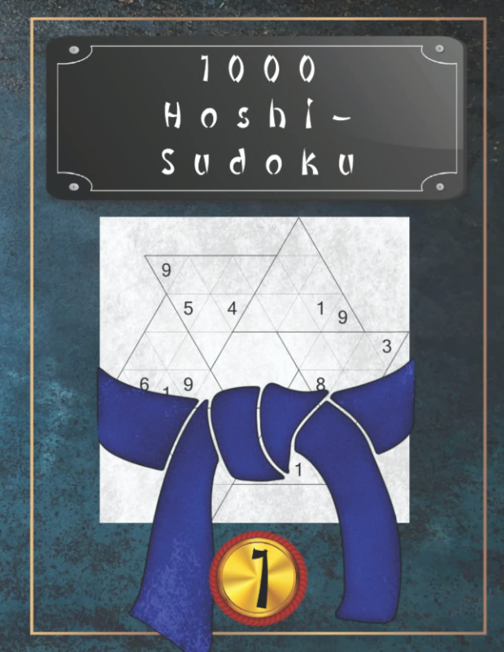1000 Hoshi-Sudoku Vol. 1: Japanese puzzles: brain teaser and brain training - level: hard