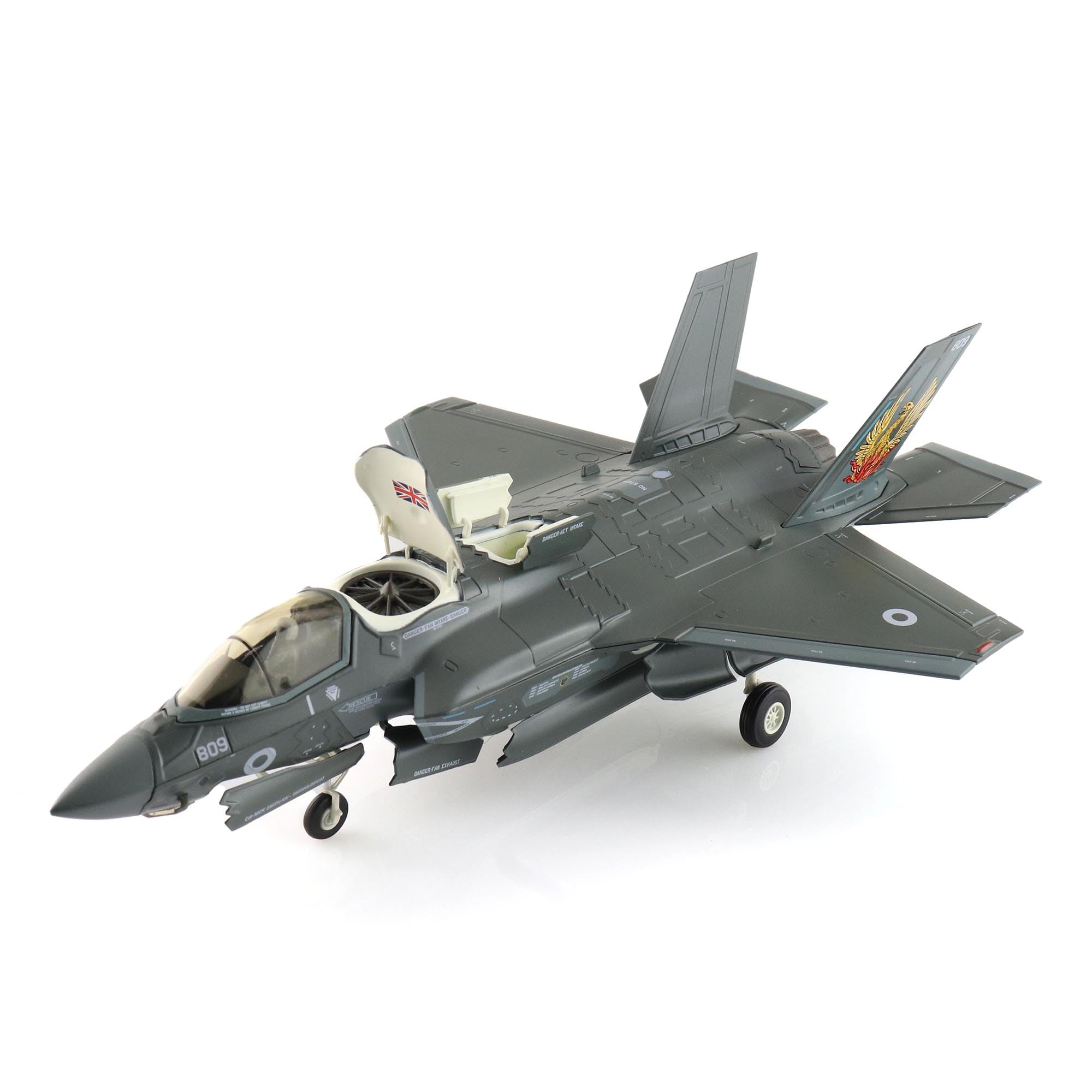 Hobby Master | 1:72 Scale Diecast Military Aircraft Replica | F-35B Return of The Immortals ZM-151, 809 NAS The Immortals, RAF, 2023 | Model HA4621