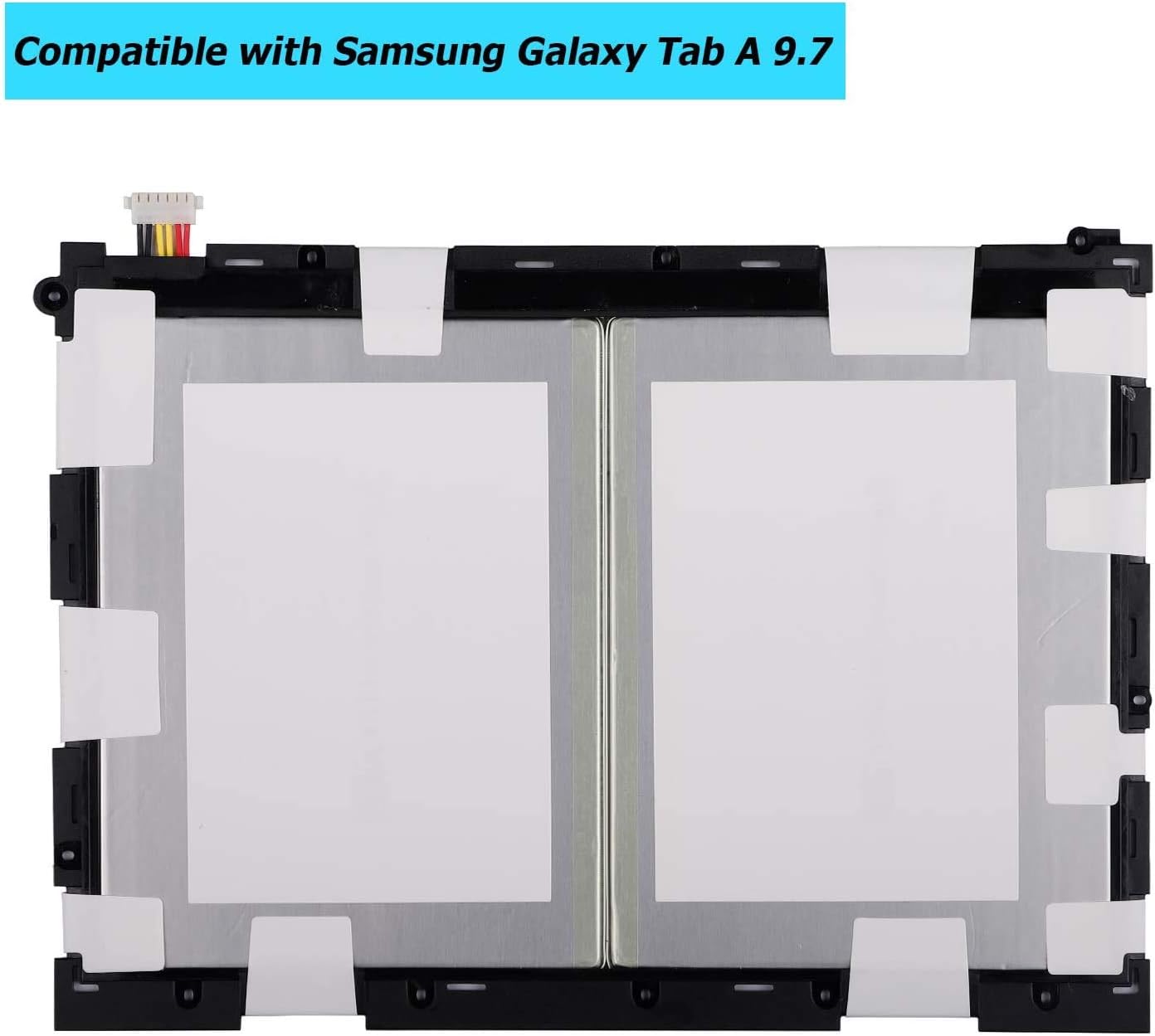 AKKEE EB-BT550ABE Tablet Battery for Samsung Galaxy Tab A 9.7 Inch SM-T550 SM-P550 SM-T555C SM-T555 SM-P351 SM-P555 Series EB-BT550ABA 3.8V 22.8Wh 6000mAh with Tools - Image 5