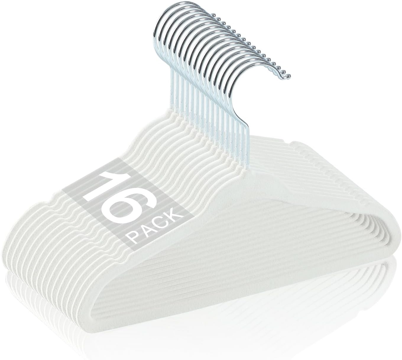 Monicent 11 Inch Baby Hangers,16 Pack Velvet Kids Hangers