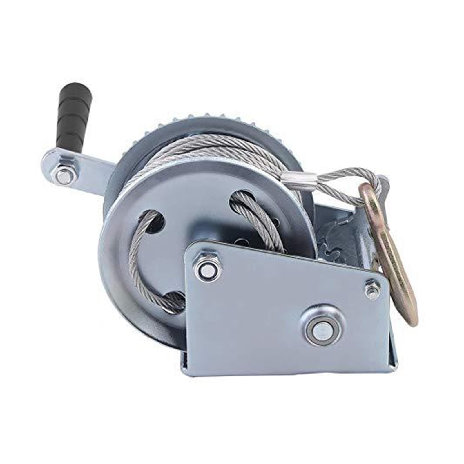 Handseilzug, 725 kg, manueller Seilzug für Bootsanhänger und Wohnwagen, robust, langlebig, einfach zu bedienen, ideal zum Abschleppen und Heben