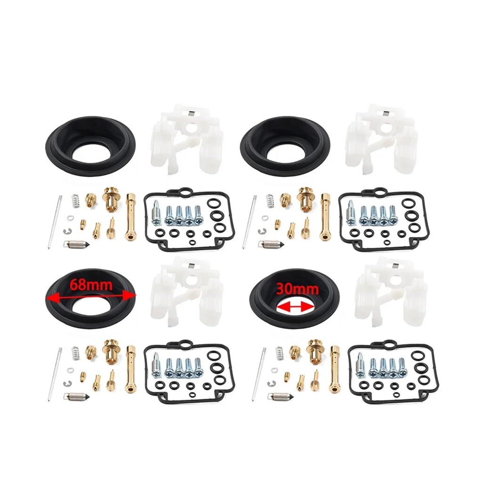 Lot De 4 Kits Réparation Et Reconditionnement Carburateurs Pour Motos SU&ZUKI GSF1200 Bandit 1996-2000