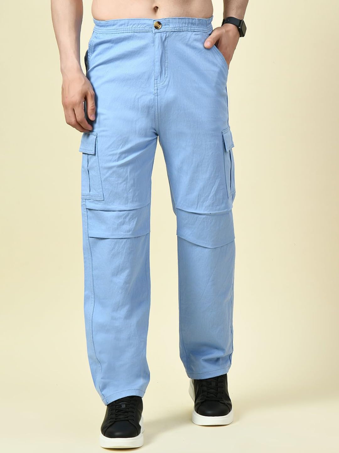 montrez Straight Fit Men Grey Jeans-picture-41