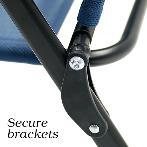 Miniatura 6 de Anmutig Sillas de patio, sillas plegables para exteriores, sillas de comedor con reposabrazos para césped, piscina, patio, balcón y jardín, sillas