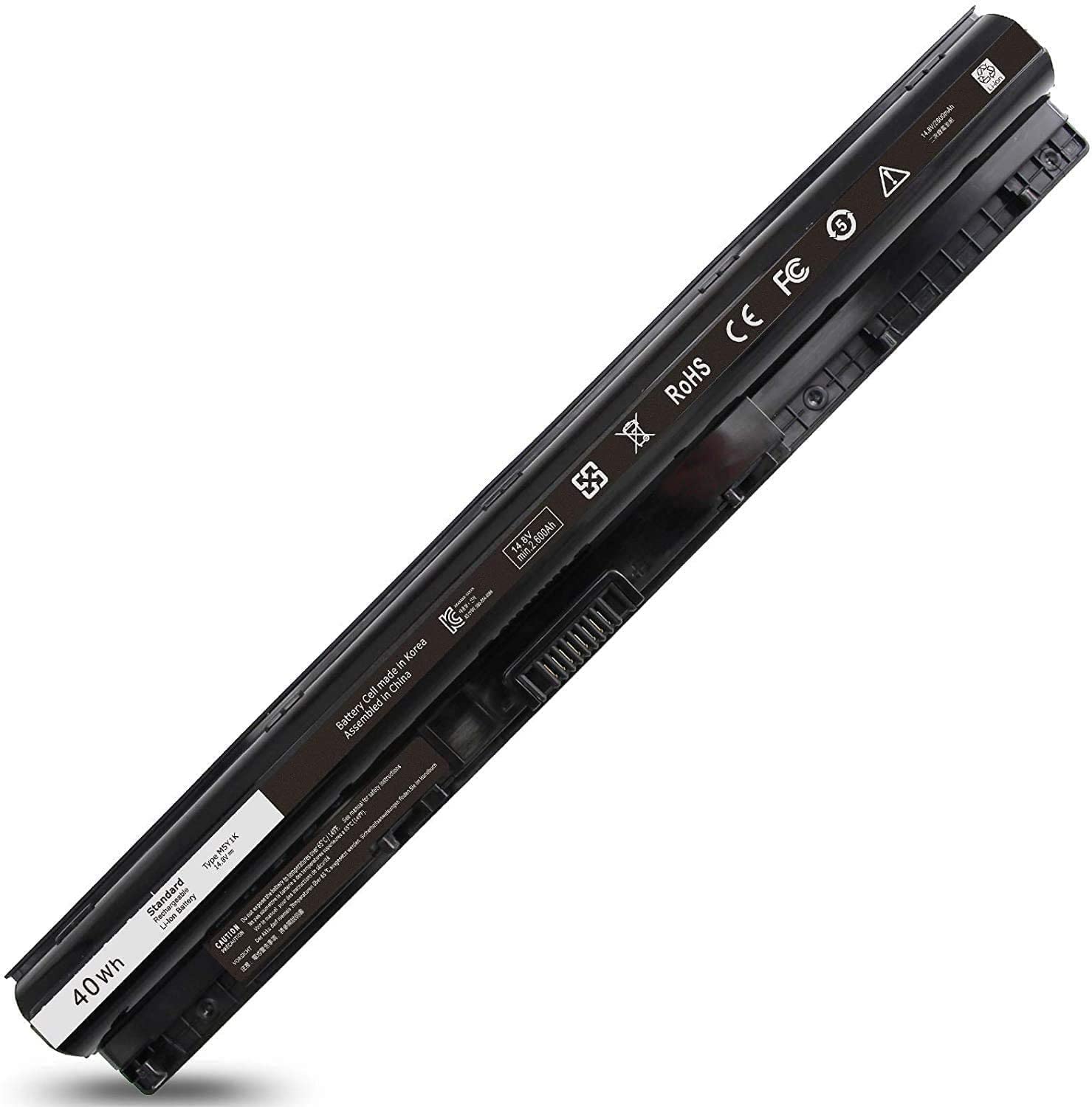 14.8V 40Wh M5Y1K Laptop Battery for Dell Inspiron 15 5000 3000 Series 5559 5566 5558 5555 17 5758 5759 5755 5551 3551 3552 3558 14 3451 3452 5458 P51F P47F P63F P64G GXVJ3 453-BBBP HD4J0 WKRJ2