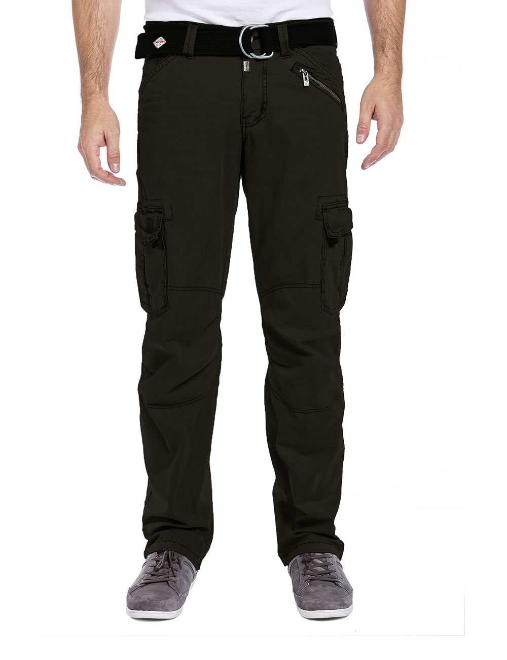 Timezone Men's Benitotz Cargo Pants Incl. Belt Trouser